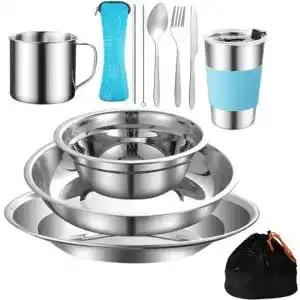 Camping besteck set pobowlgarls outdoor camping besteck set