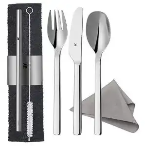 Camping besteck set wmf my2go edelstahl besteck set 8 teilig