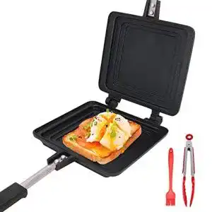 Camping toaster bobikuke pfanne doppelseitig toastpfanne
