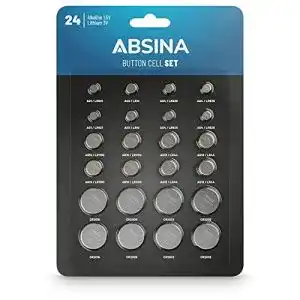 Cr2032 absina 24er pack alkaline lithium knopfzellen