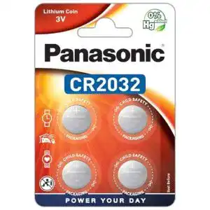 Cr2032 panasonic lithium knopfzelle 3v 4er pack
