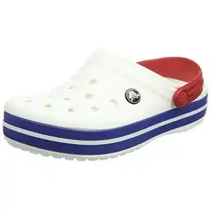 Crocs crocs unisex adult crocband clog clog white blue jean