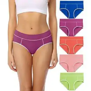 Damen unterhosen wirarpa unterhosen midi taille slip baumwolle