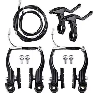Fahrradbremse boao kompletter fahrrad bremsen set schwarz