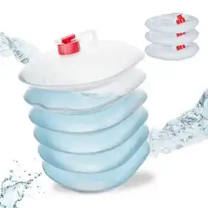 Faltkanister relaxdays 4er set 10 liter faltbarer wasserkanister