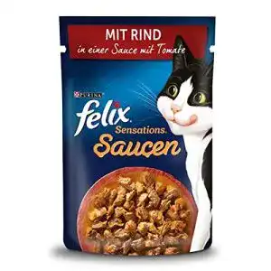 Felix katzenfutter felix sensations saucen katzenfutter nass rind