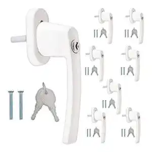 Fenstergriff kwmobile 8x aluminium abschliessbar kindersicherung