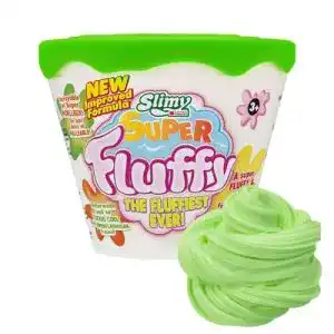 Fluffy slime slimy super fluffy 100g gruen spielmasse im becher