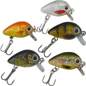 Forellenwobbler paradox fishing mini wobbler set 5 wobbler