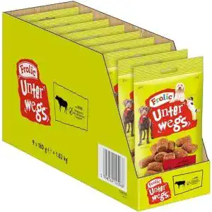 Frolic hundefutter frolic hundesnacks unterwgs beutel mit rind