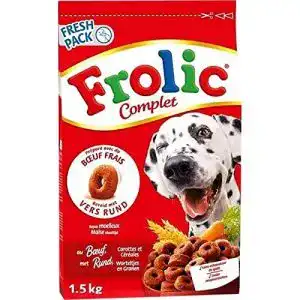 Frolic hundefutter wparhus frolic complet trocken rindfleisch