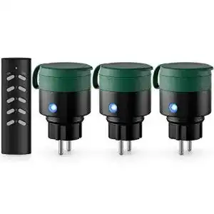 Funksteckdose aussen deleycon 31 outdoor funksteckdosen set