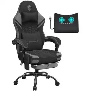 Gaming-Stuhl mit Fußstütze