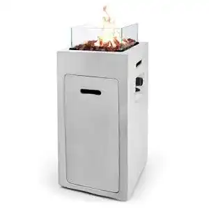 Gaskamin outdoor ultranatura gas feuerstelle quadratisch
