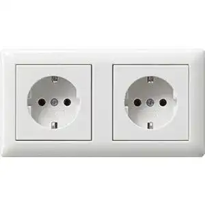 Gira steckdose gira komplett set standard 55 abdeckrahmen