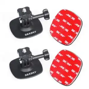 Gopro klebehalterung seasky 2 pack a1 flexible helmhalterung