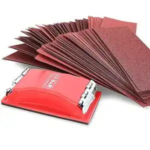 Handschleifer sr 80 tlg schleifpapiersatz mit schleif papier