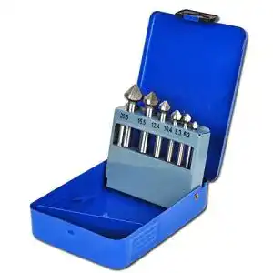 Kegelsenker futec kegel senker set 6 teilig din 335 c metallbox