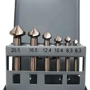 Kegelsenker profi tool germany 6 teiliges hss g set