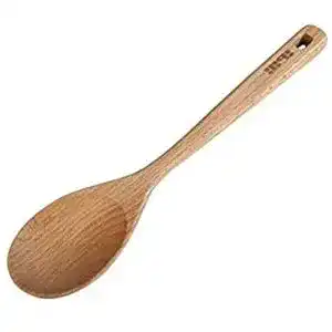 Kochloeffel holz ibili cuchara redonda madera 30 cm stainless