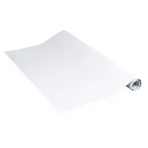 Kuechenfolie venilia klebefolie uni matt weiss 45cm x 2m