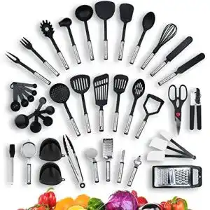 Kuechenhelfer set kronenkraft 42 teiliges kuechenhelfer set