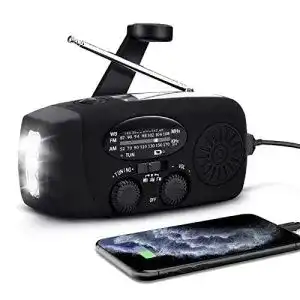 Kurbelradio aozbz solarbetrieben