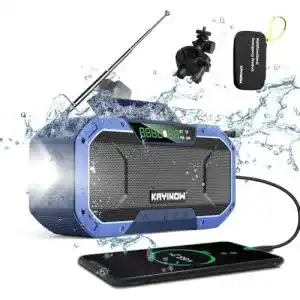 Kurbelradio kayinow solar bluetooth lautsprecher