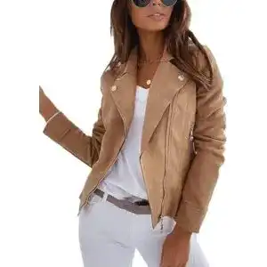 Lederjacke damen youning damen jacke kurz uebergangsjacke