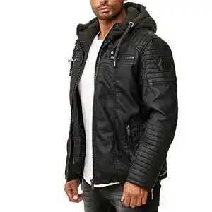 Lederjacke herren redbridge herren kunst lederjacke kunstleder