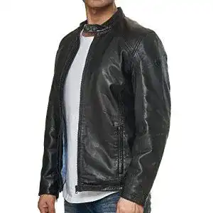 Lederjacke herren tazzio herren jacke lederjacke echtleder leder
