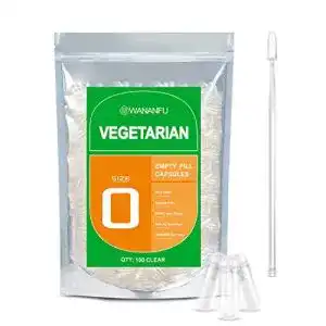 Leerkapseln wananfu vegane groesse 0 100 stueck bundle mit 2