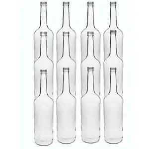 Likoerflaschen hocz 6 10 set glasflaschen set mit schraubverschluss