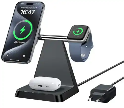 MagSafe-Ladestation WWmily für iPhone und Apple Geräte