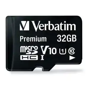 Micro sd 32gb verbatim premium micro sdhc mit adapter
