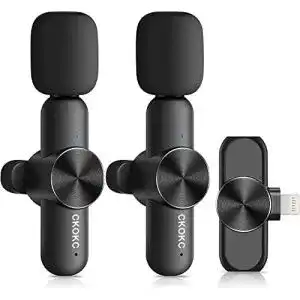 Mini mikrofon ckokc lavalier mikrofon wireless mini mikrofon