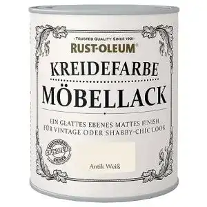 Moebellack rust oleum rust oleum kreidefarbe antik weiss matt