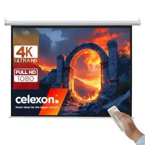 Motorleinwand celexon basic motor leinwand 110 200x200 cm