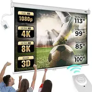 Motorleinwand jago leinwand beamer 11 43 169 hd 4k 3d