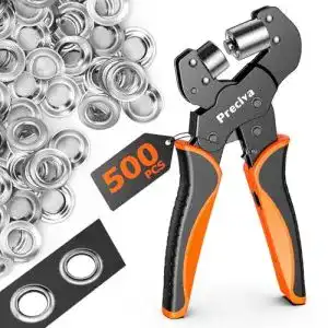 Oesenzange preciva set profi mit hebeltechnik sichere oesenpresse