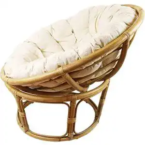 Papasansessel dekoleidenschaft papasan sessel aus rattan braun
