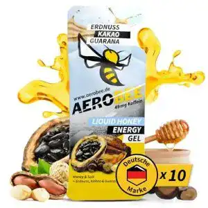 Powergel aerobee energy liquid gel erdnuss kakao guarana