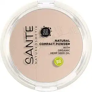 Puder sante naturkosmetik natural compact powder 01 cool ivory