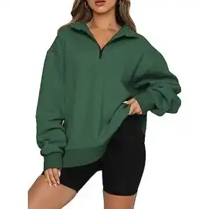 Pullover damen dokotoo sweatshirt damen basic reissverschluss