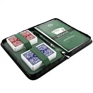 Romme karten bullets playing cards rommee set 2x