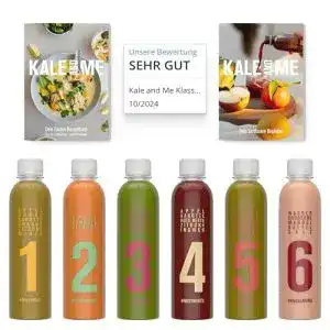 Saftkur kaleme kale and me 3 tage klassik mit 18 flaschen