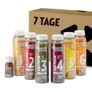 Saftkur kloster kitchen bio 7 tage 42x 250ml saefte 7x 30ml