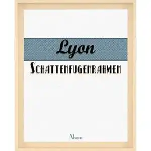 Schattenfugenrahmen homedeco 24 lyon 60x90 cm ahorn dekor
