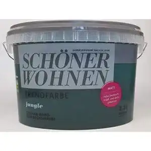 Schoener wohnen wandfarbe schoener wohnen trendfarbe jungle