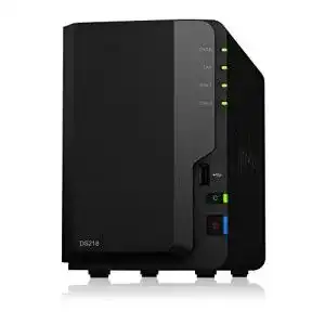 Server synology ds218 8tb 2 x 4tb wd rot 2 bay desktop